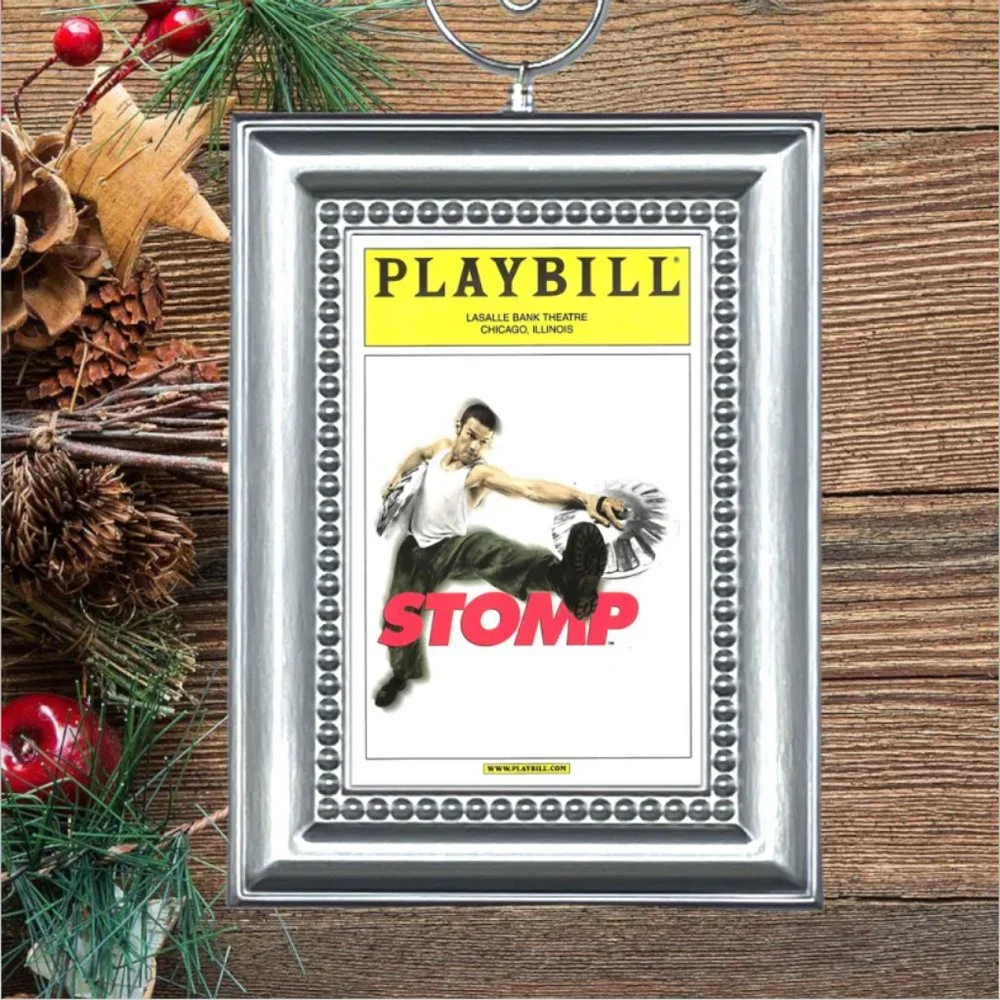 Stomp Broadway Musical‎ Playbill Christmas Tree Ornament